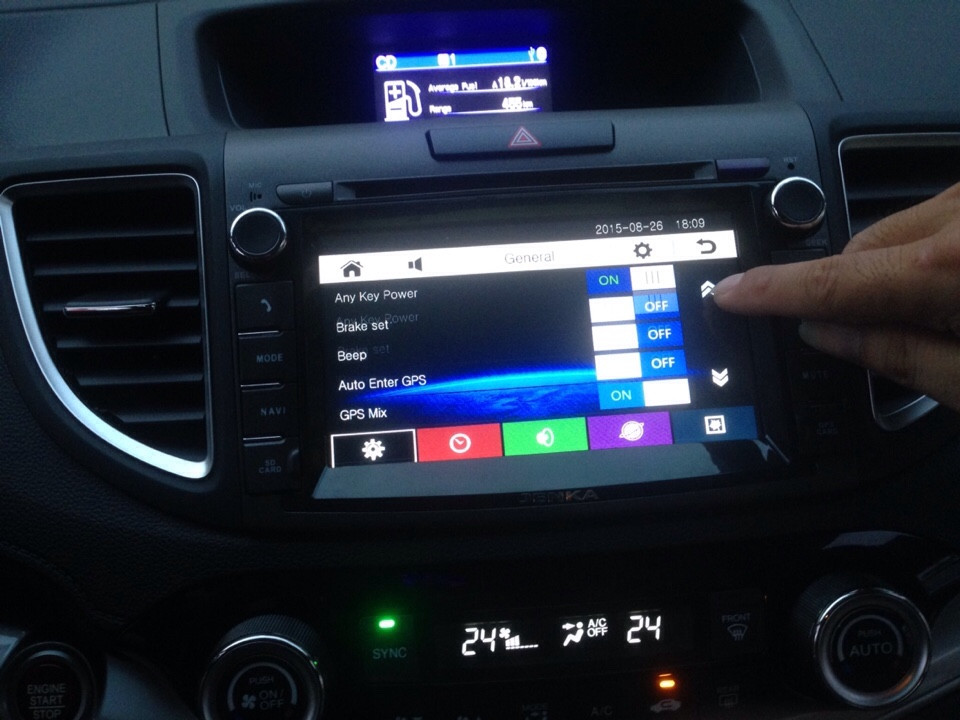 Màn hình DVD theo xe Honda CRV