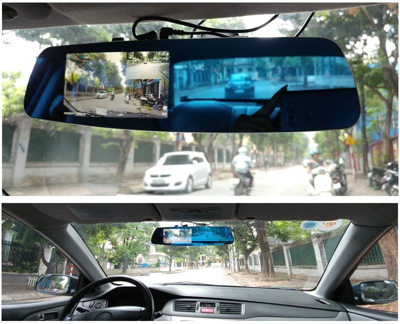 Camera hành trình trên gương G8 Carcam ADAS