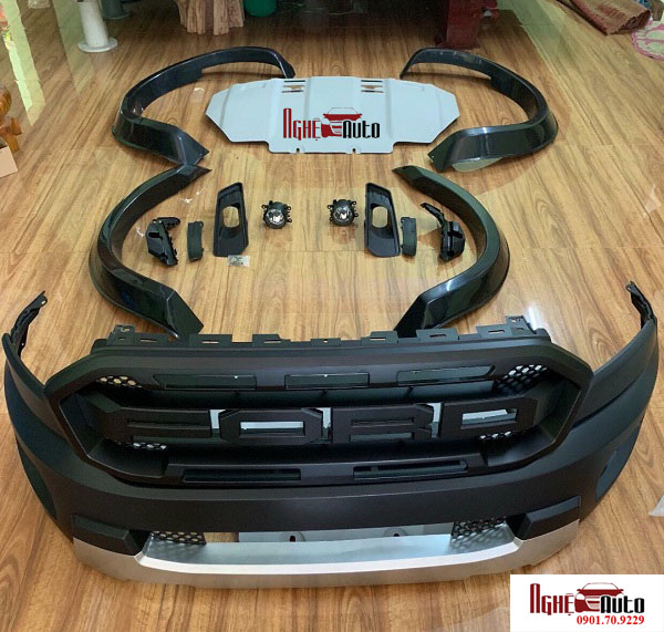 Độ body kit Ford Ranger lên đời Raptor hàng Thái 