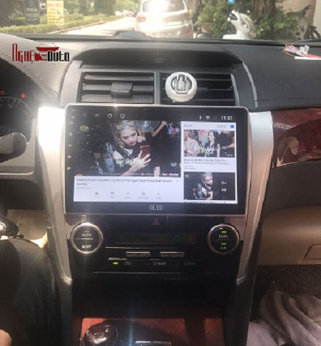 Màn hình DVD Android Oled cho Toyota Camry 2014