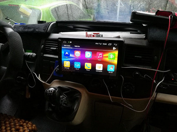 Màn hình android 10inch cho xe Ford Transit 16 chỗ