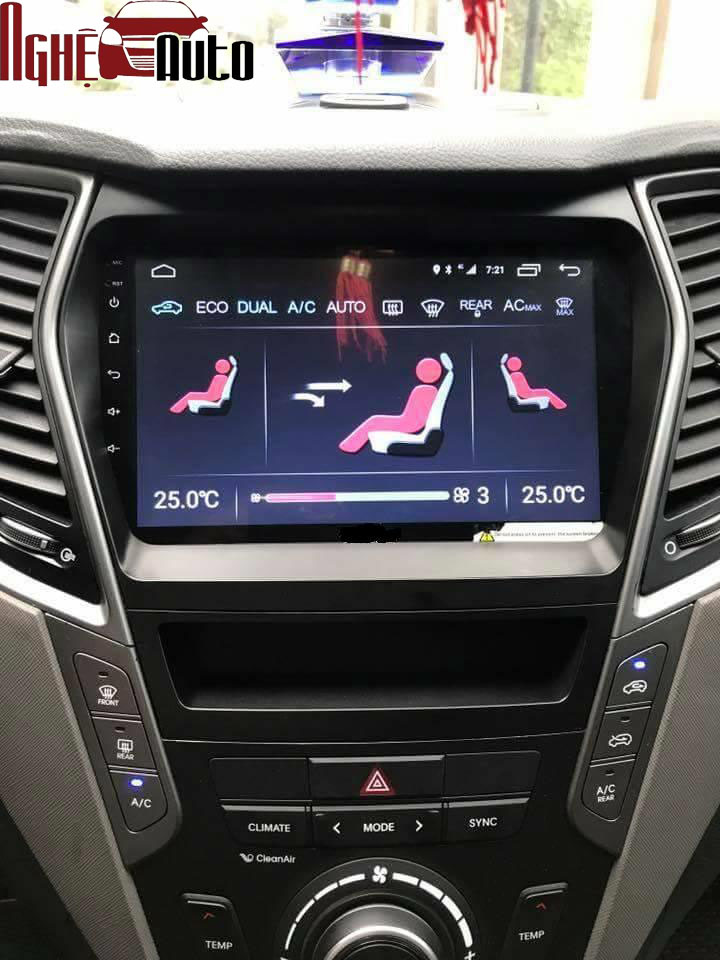 Màn hình DVD Android cao cấp cho xe Hyundai Santafe 2016