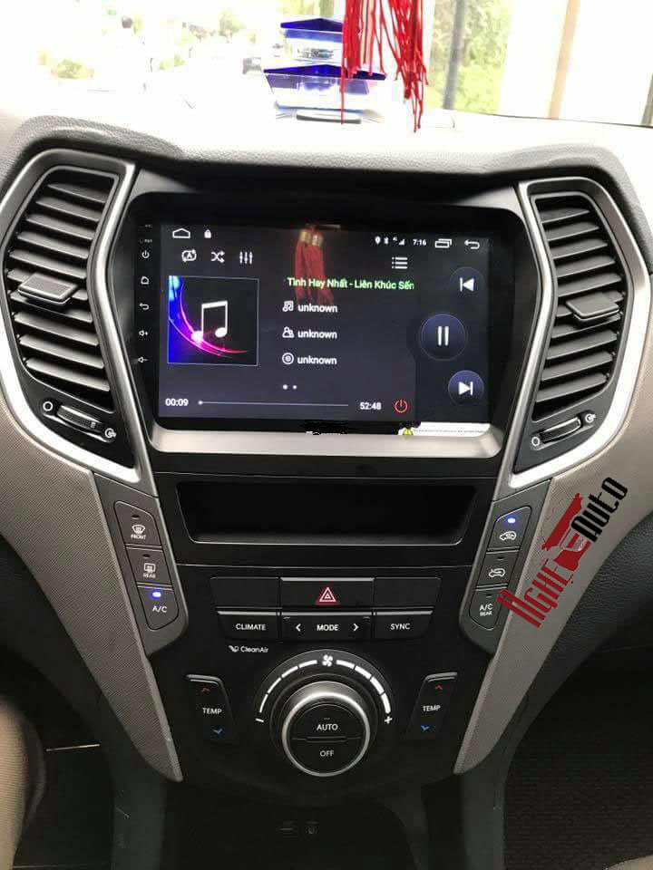 Màn hình DVD Android cao cấp cho xe Hyundai Santafe 2016