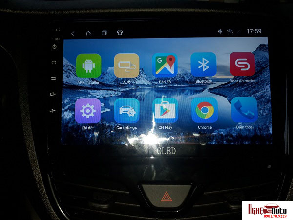 DVD Android OLED cho xe Vinfast Fadil