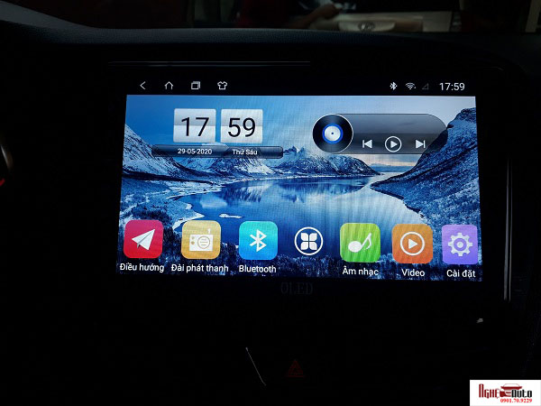 DVD Android OLED cho xe Vinfast Fadil