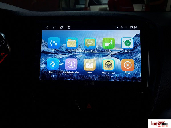 DVD Android OLED cho xe Vinfast Fadil