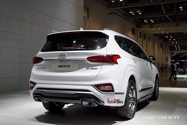 Mẫu lip chia pô Hyundai Santafe cao cấp