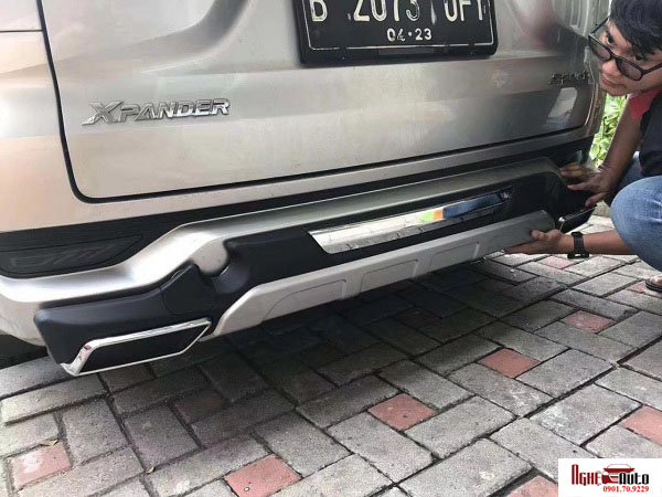 Ốp cản trước sau Mitsubishi Xpander