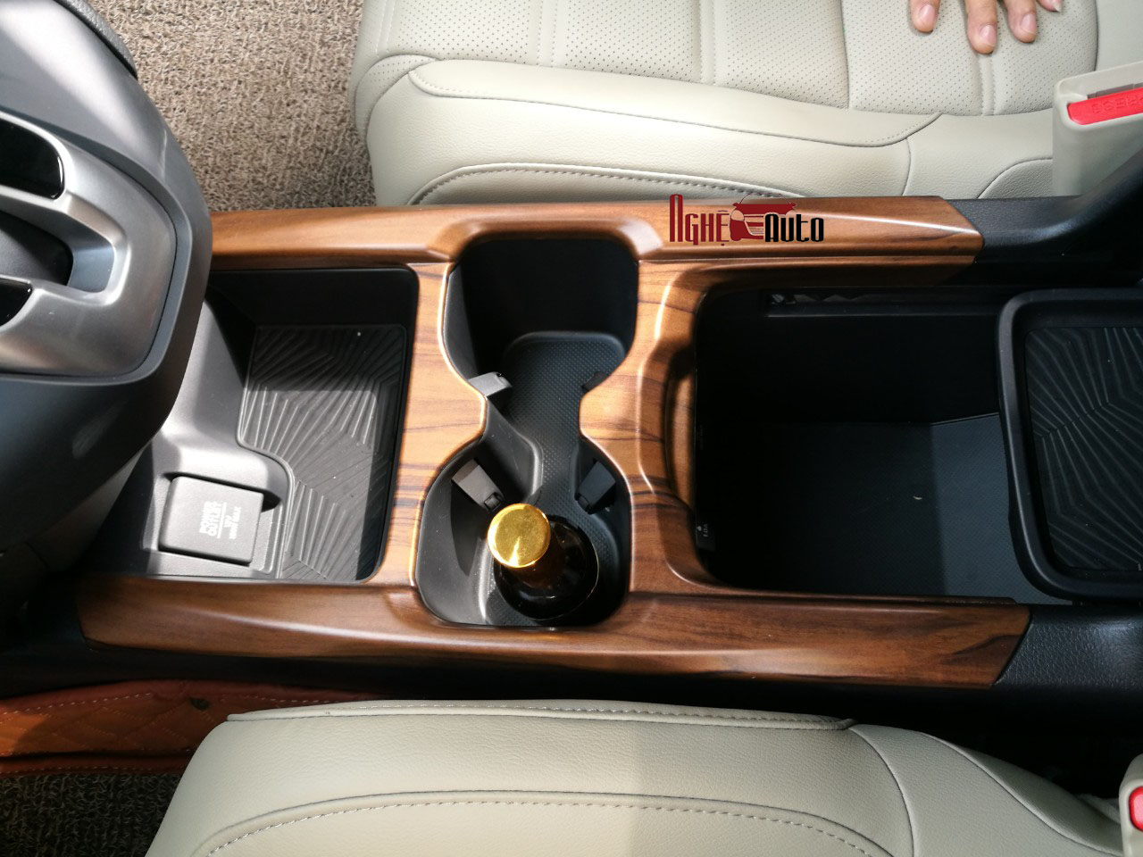 Ốp nội thất vân gỗ cao cấp cho xe Honda CRV 2019