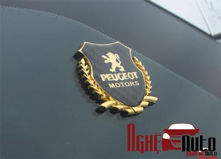 Logo dán kính xe Peugeot | Nghệ Auto