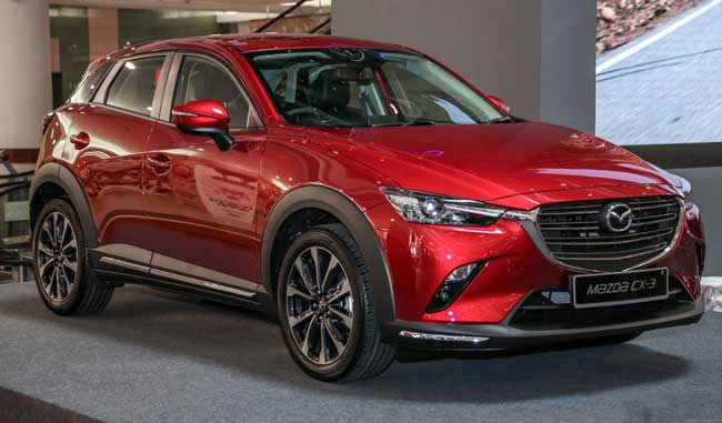  La lista de juguetes interiores según el auto Mazda CX3 2018 debe tener