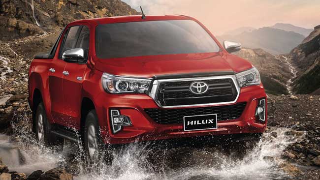 Danh mục đồ chơi nội thất theo xe Toyota Hilux 2018