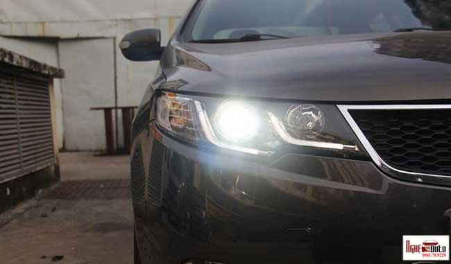 Đèn pha độ nguyên bộ cho Kia Forte 2009-2013