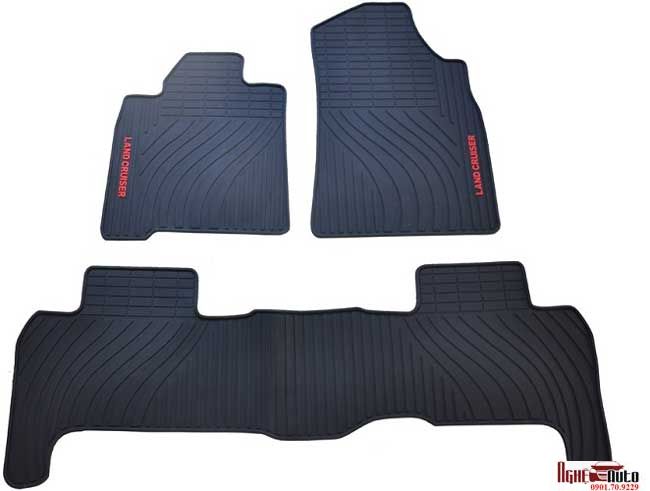 Thảm lót sàn cao su Toyota Land Cuiser mẫu 01