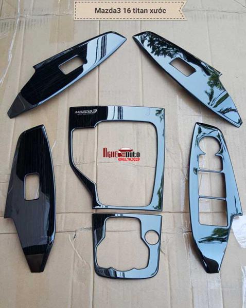 Ốp nội thất titan theo xe Mazda 3 2016